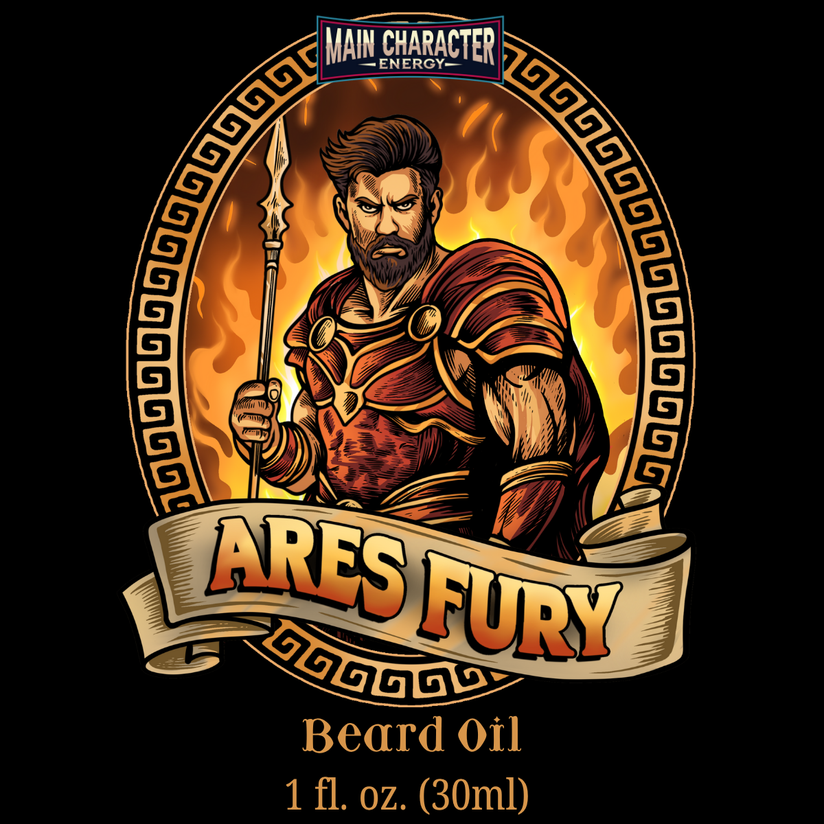 Ares' Fury Beard Oil