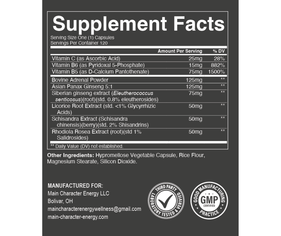 Shadowstep Adrenal Support