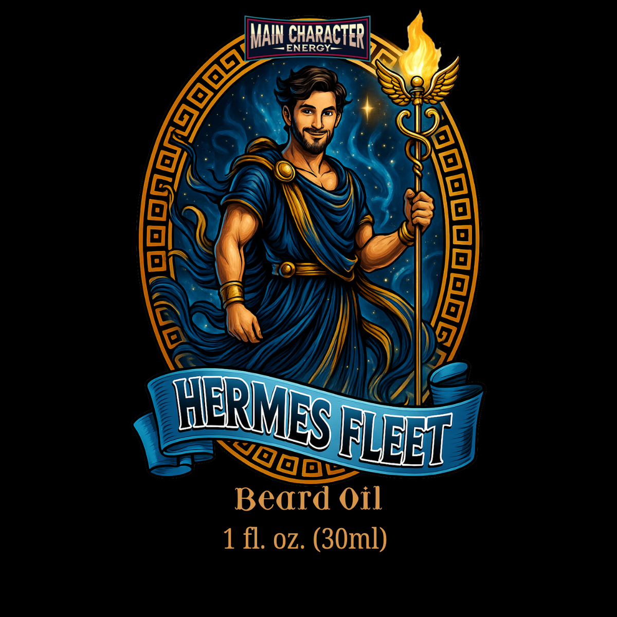 Hermes' Fleet Beard Oil